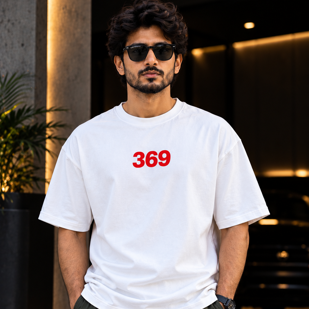 Unisex Oversized T-Shirt – 369 | HH Signature