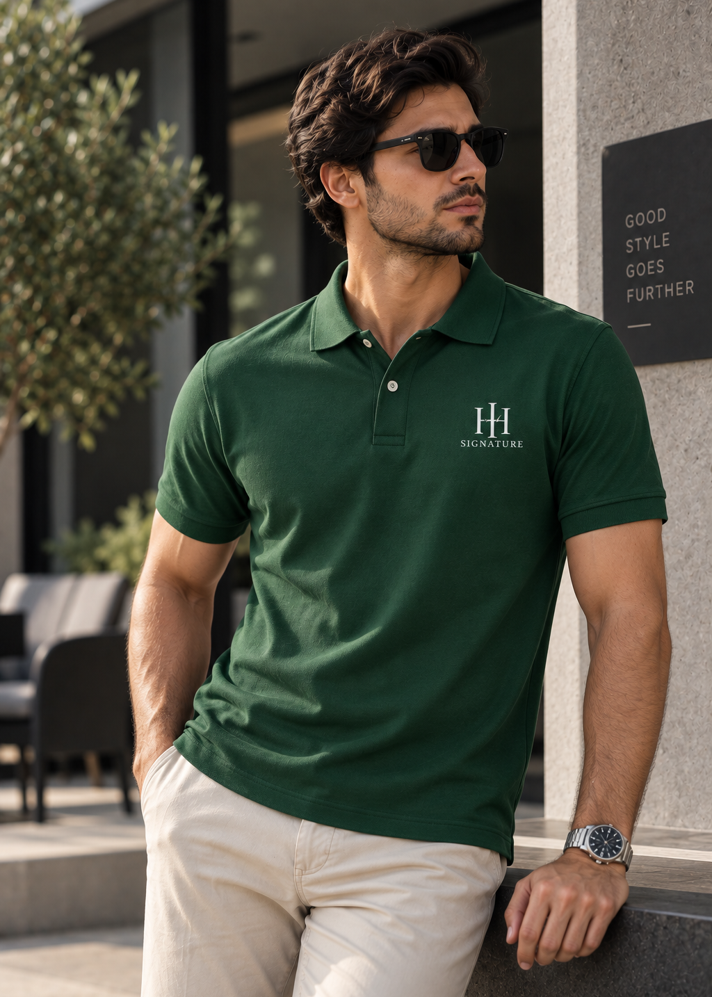 Men’s Cotton Polo T-Shirt – Prestige | HH Signature