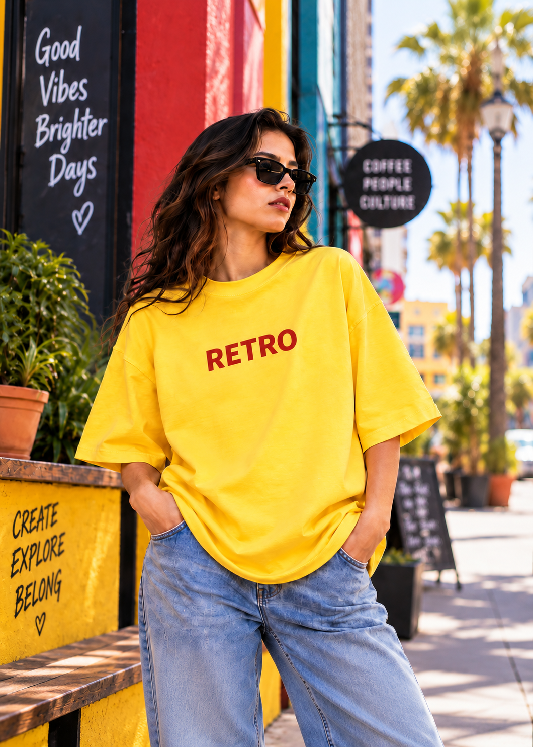 Unisex Oversized T-Shirt – Retro | HH Signature