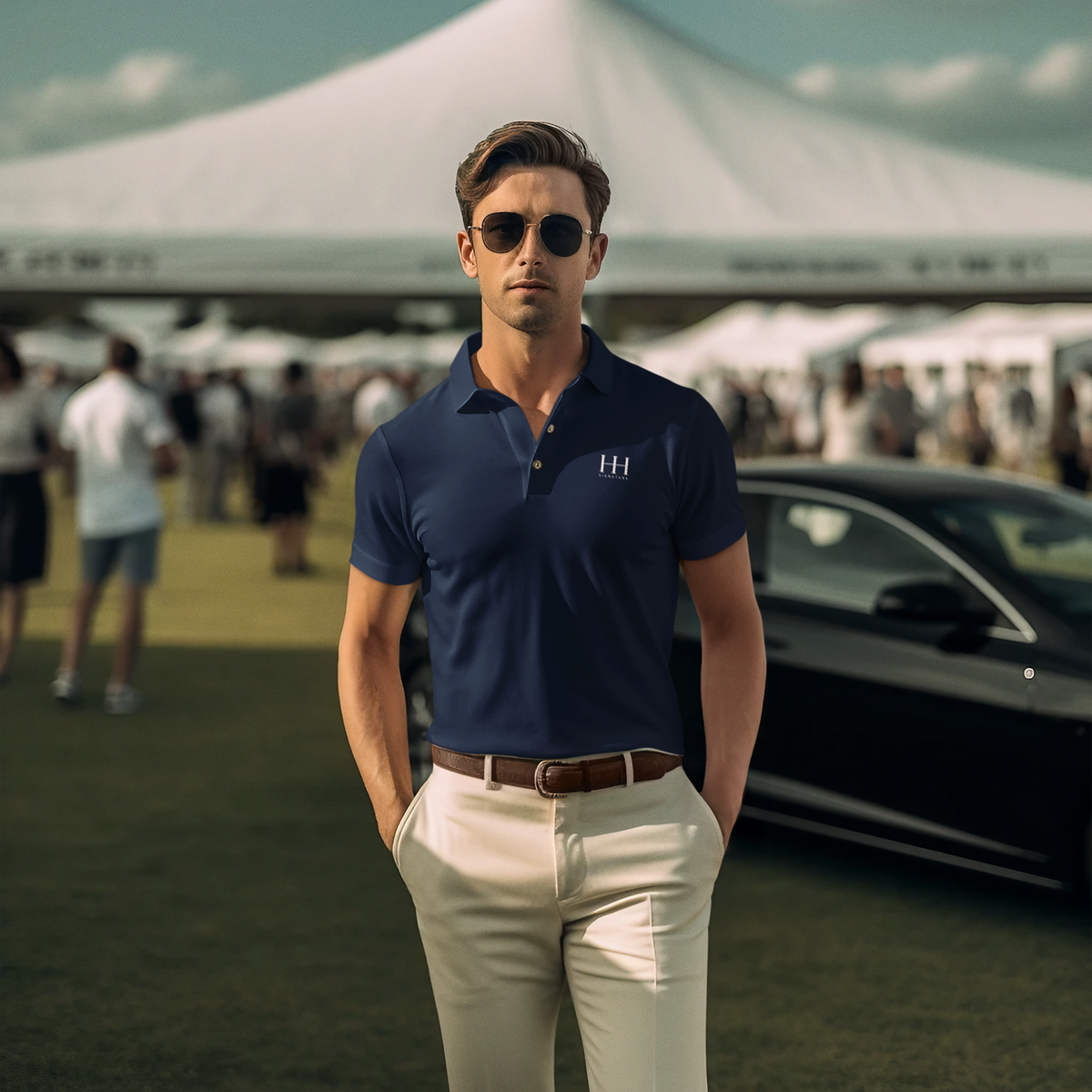 Men’s Cotton Polo T-Shirt – Prestige | HH Signature